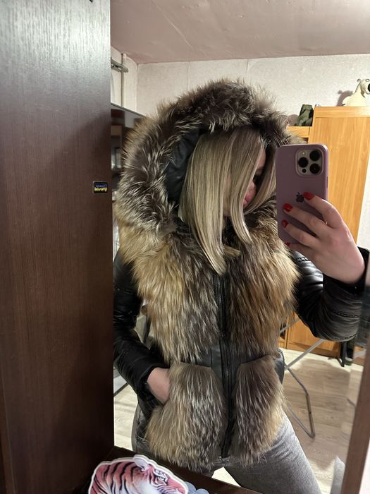 Куртка с  натуральным мехом