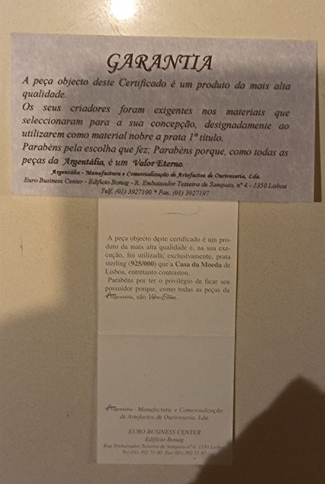 Peças de decoração de escritório marca Argentália