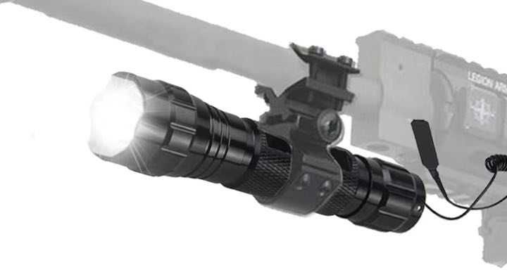 Фонарик тактический подствольный