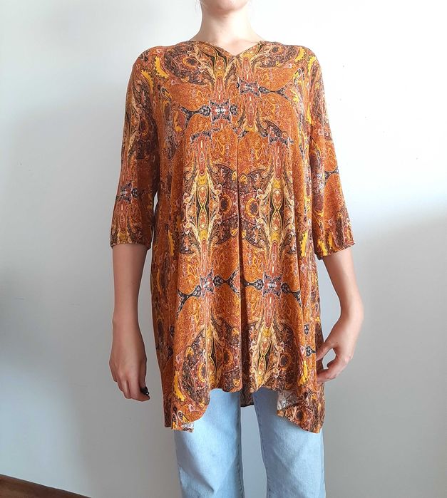 Bluzka koszula tunika 44 Plus size