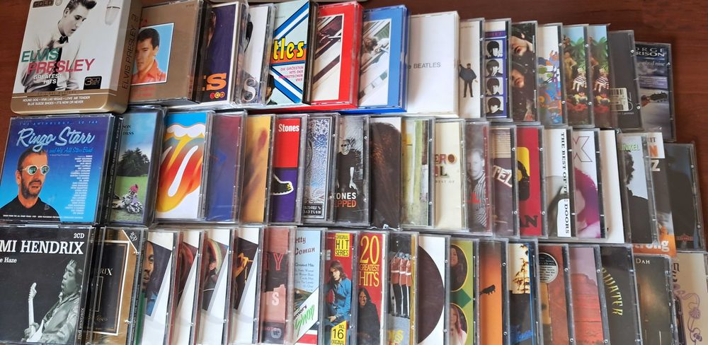 CD (Audio) Presley Beatles Rolling Stones Marley Jethro Trull Doors