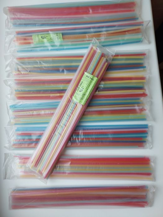 Трубочки для коктейля и других напитков