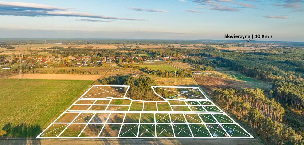 Działki budowlane z pozwoleniem na budowę - Gorzów Wlkp. 15 km.