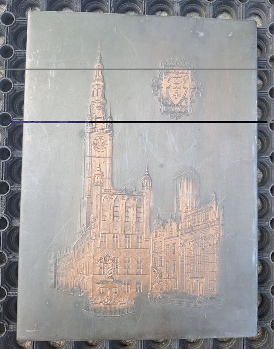 Metaloplastyka – Ratusz Głównego Miasta Gdańsk + herb