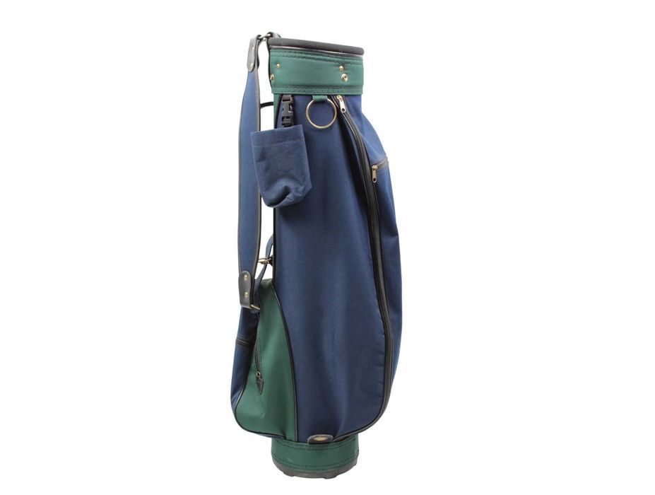 CART Bag torba golfowa do golfa na wózek granatowa zielona z kapturem