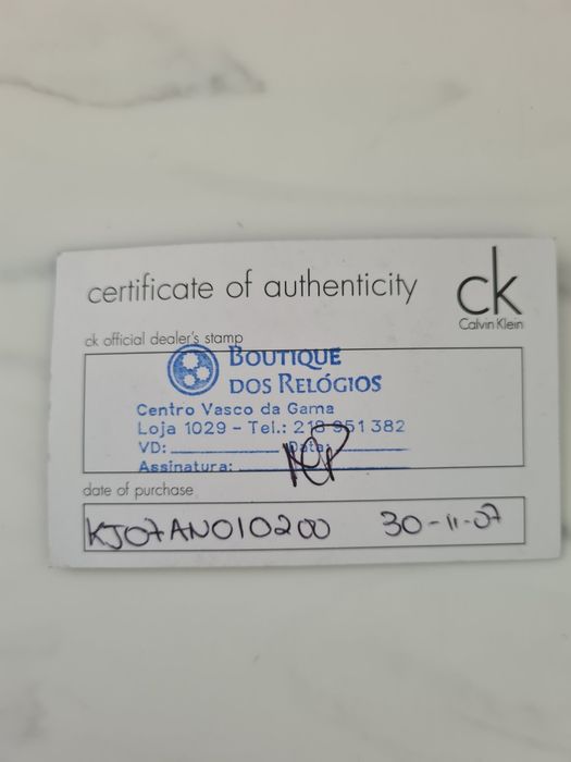 Fio novo PRATA com pendente Calvin Klein