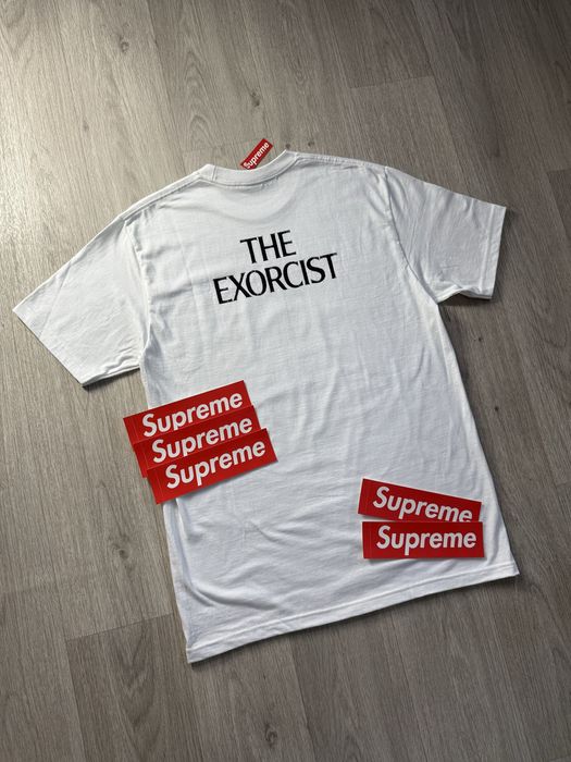 Supreme X The Exorcist Puke Tee White FW25 / Футболка Суприм Новая