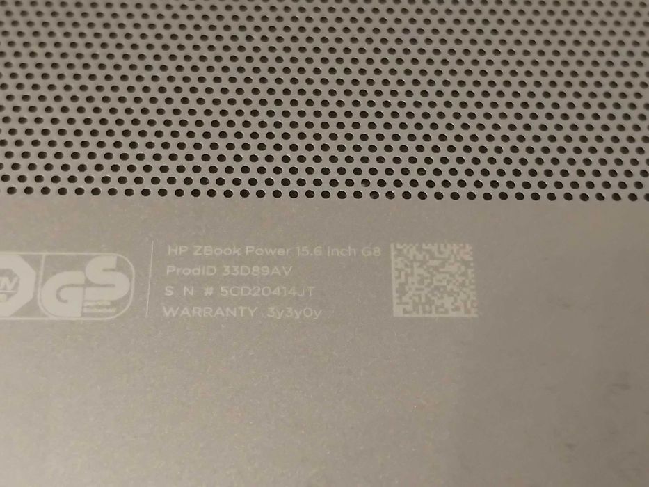 Sprzedam Laptop HP ZBook Power 15.6 G8 (i9 64GB 500GB RTX-A2000 Win11)