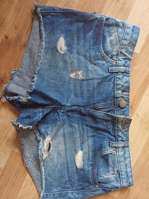 Damskie szorty spodenki rozmiar 38 M jeansowe jeans