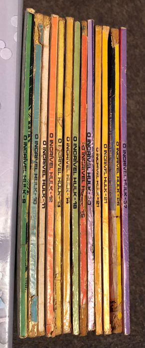 Revistas Marvel Incrível Hulk anos 80/90