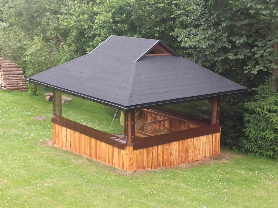 Plandeki na altany tarasy lokale altana taras Plandeki osłony