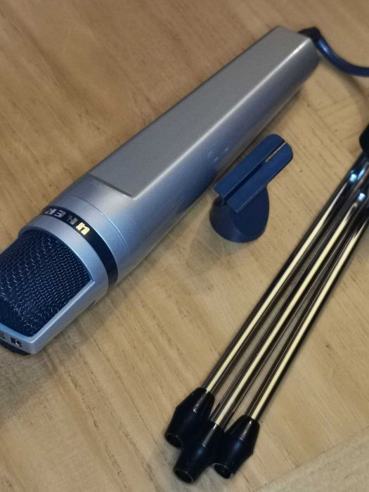 Mikrofon UHER M534 jak nowy pudełko, statyw
