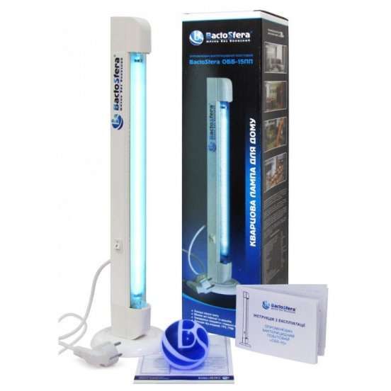 Бактерицидна кварцова лампа 15P OZONE