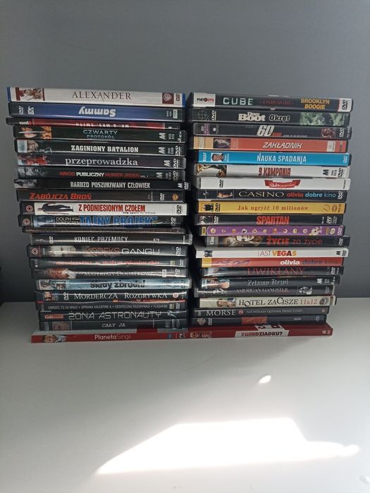 Zestaw 43 filmów dvd i VCD