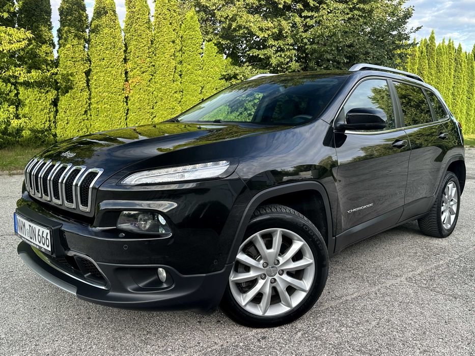 JEEP CHEROKEE LIMITED 2.0D 170PS 4x4 FULL Wentyle LED Kamera Radar 18"