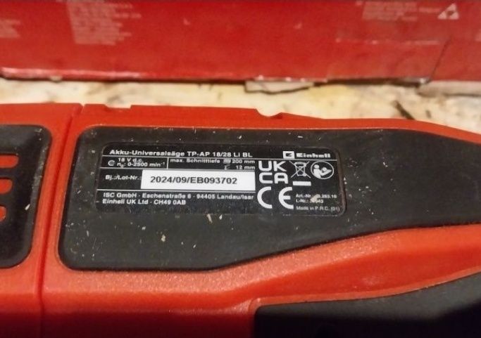 Pila szablasta Einhell 18/28 bezszczotkowa