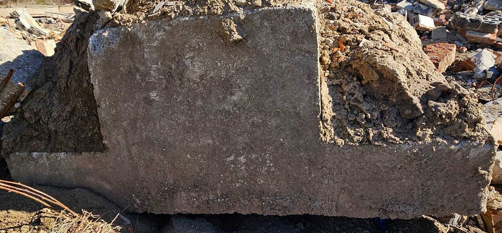 szklanka stopa żelbetowa fundament kotwa betonowa 1m3 1 tona 52 sztuki