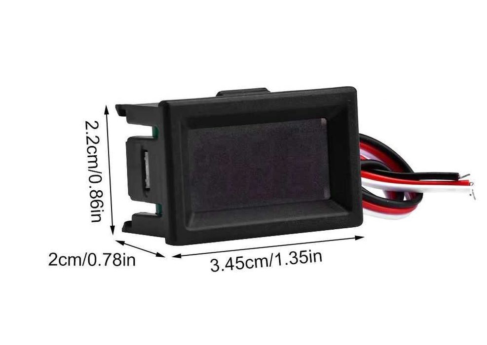 Вольтметр 0В- 3.2В до 30В двух/трёх проводный цифровой вольт-амперметр