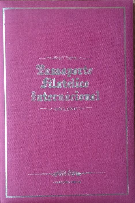 Selos Passaporte Filatélico Internacional Livro Raro Impecável
