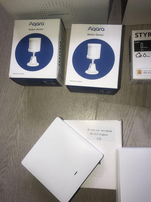 Lote de dispositivos zigbee zwave hub smartthings