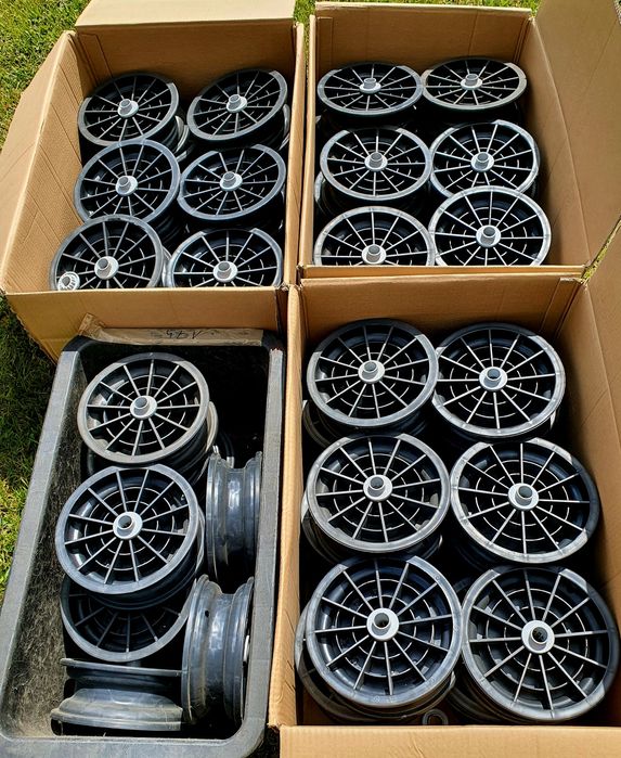 Felga koła do taczki 4.00-8 tworzywo łożyskowana