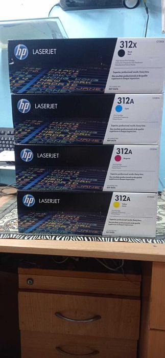 Нові оригінальні картриджі HP CF312A (CF380X, CF381A, CF382A, CF383A)