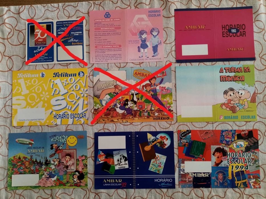 Horários Escolares - Anos 80 e 90 (Atualização)