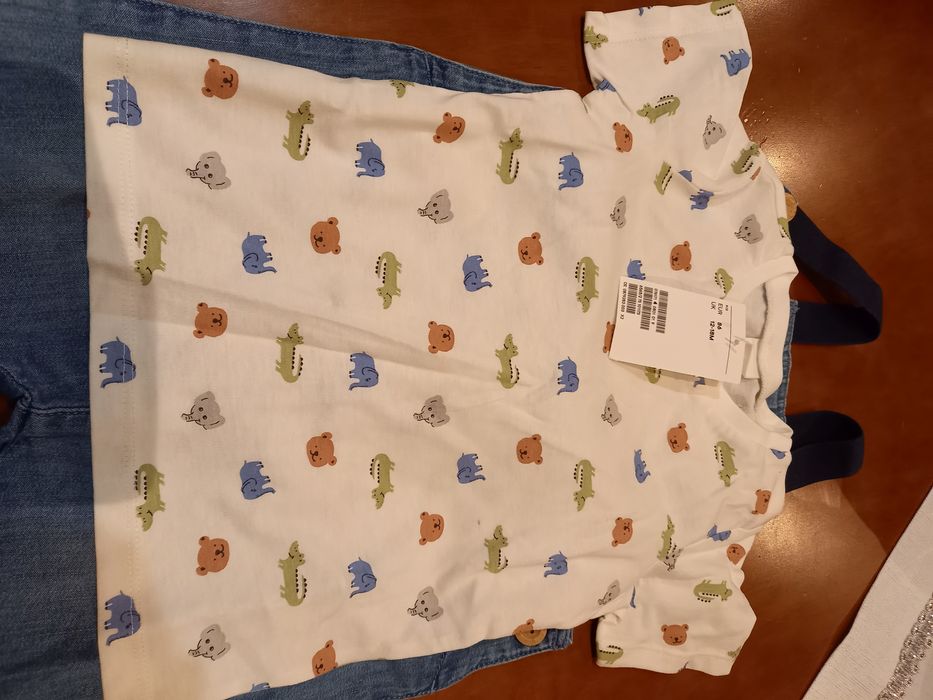 Komplet dla chłopca roz. 86 na 12-18 M