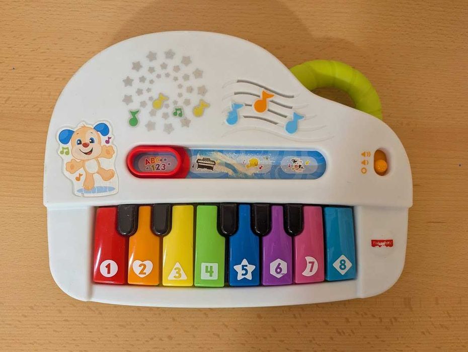 pianino fisher, 2 x Agnieszka,  smartband, książka pełna dźwięków