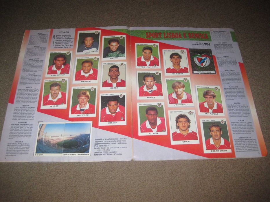 Caderneta do Campeonato Nacional 1993/1994 Caderneta Completa!