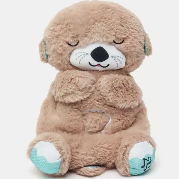 дихаюча плюшева іграшка видра зі світлом та звуком