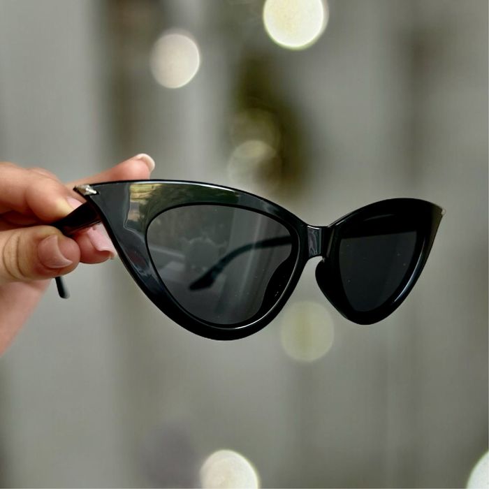 Okulary czarne kocie oko cat ete lata 50 lata 60 retro old money