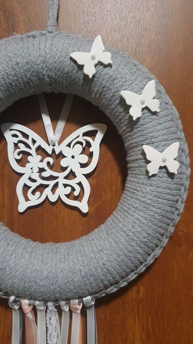 Wianek na drzwi, dekoracja wiosenna