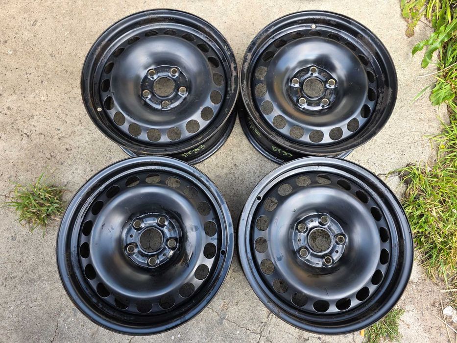 Oryginalne felgi stalowe VW AG 16" 5x112 ET 33 Sharan Tiguan Audi Q3 Seat Alhambra