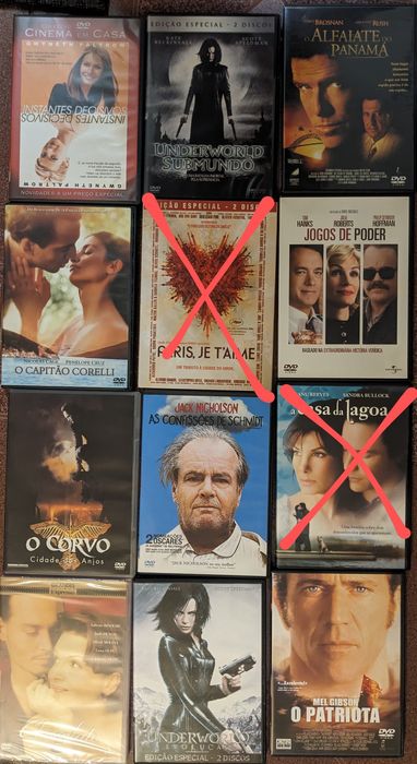 Pacote de 31 filmes DVD's