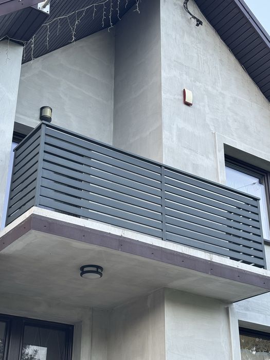 Balustrada balkonowa profile 80x20  z demontażu 2 szt