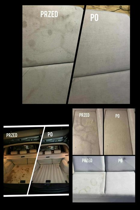 Pranie tapicerki samochodowej, dywanów i kanap -20% na styczeń