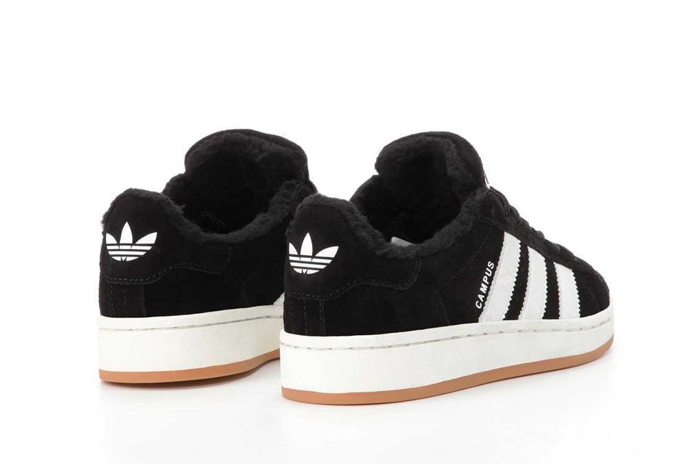 Унисекс зимние кроссовки Adidas Campus Winter Fur Мех адідас кампус