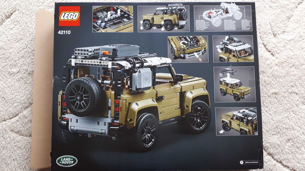 Lego Technic 42114 Wozidło Volvo 6x6 i 42110 Land Rover PUSTE KARTONY