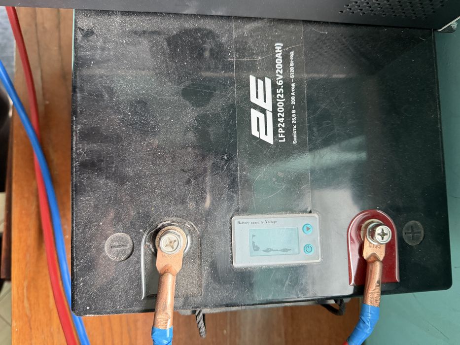 Комлект ДБЖ інвертор Must pv18-3024vpm + aкумLFP 25.6х200ah(5kwt)