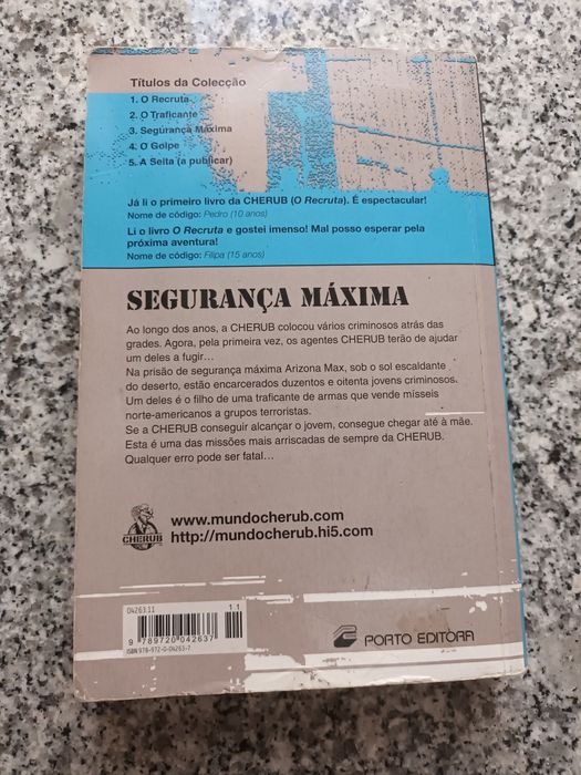 Livro Cherub - segurança máxima