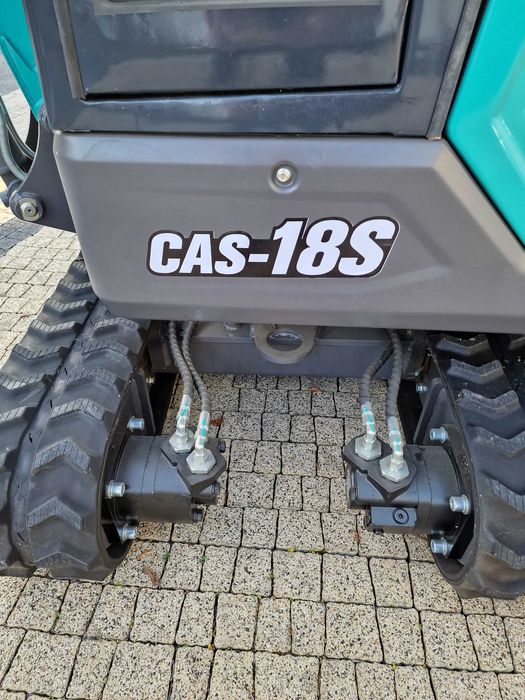 Nowa Minikoparka z 2026 Roku Caster 18-S Kabina 1800 kg Silnik 3 cylindrowy Kubota rozsuwane podwozie Promocja