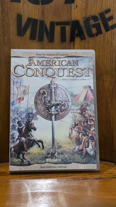 Jogo Pc Cd-Rom - American Conquest: Three Centuries of War (Edição Portuguesa / RTS)