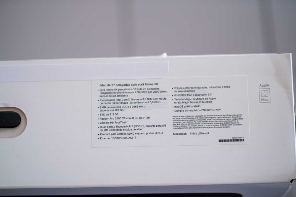 Apple iMac 27'' | Retina 5K | Core i7 8 Core 3.8GHz 32GB 512GB SSD