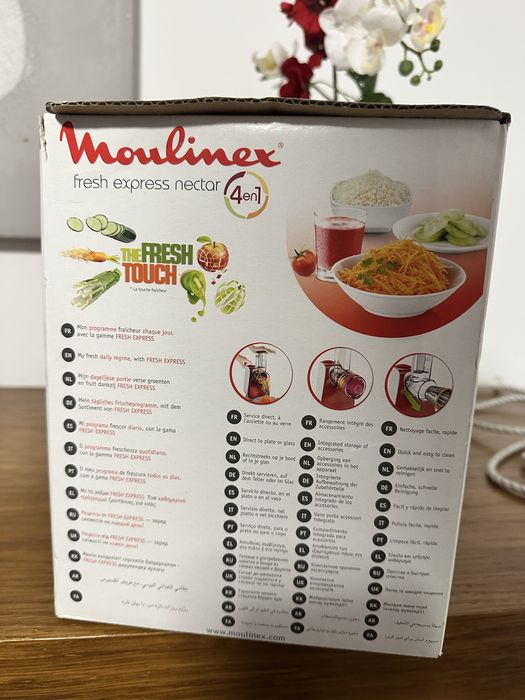 Moulinex fresh express nectar nova