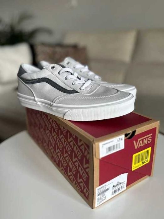 Nowe niskie trampki Vans Brooklyn LS 38 - 24 cm szare
