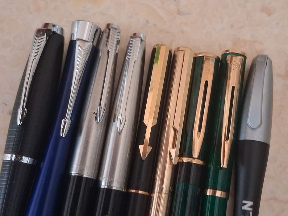 Lote de canetas Parker e Waterman
