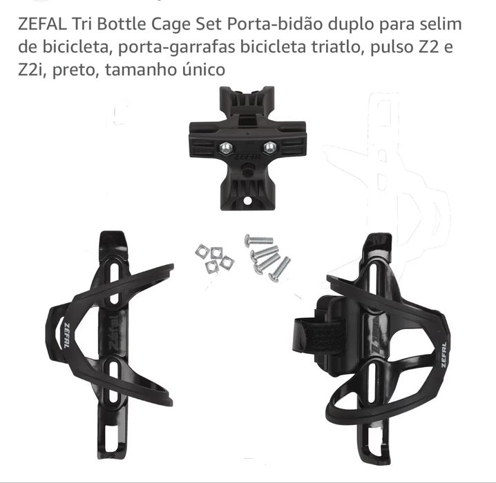 ZEFAL Tri Bottle Cage Set