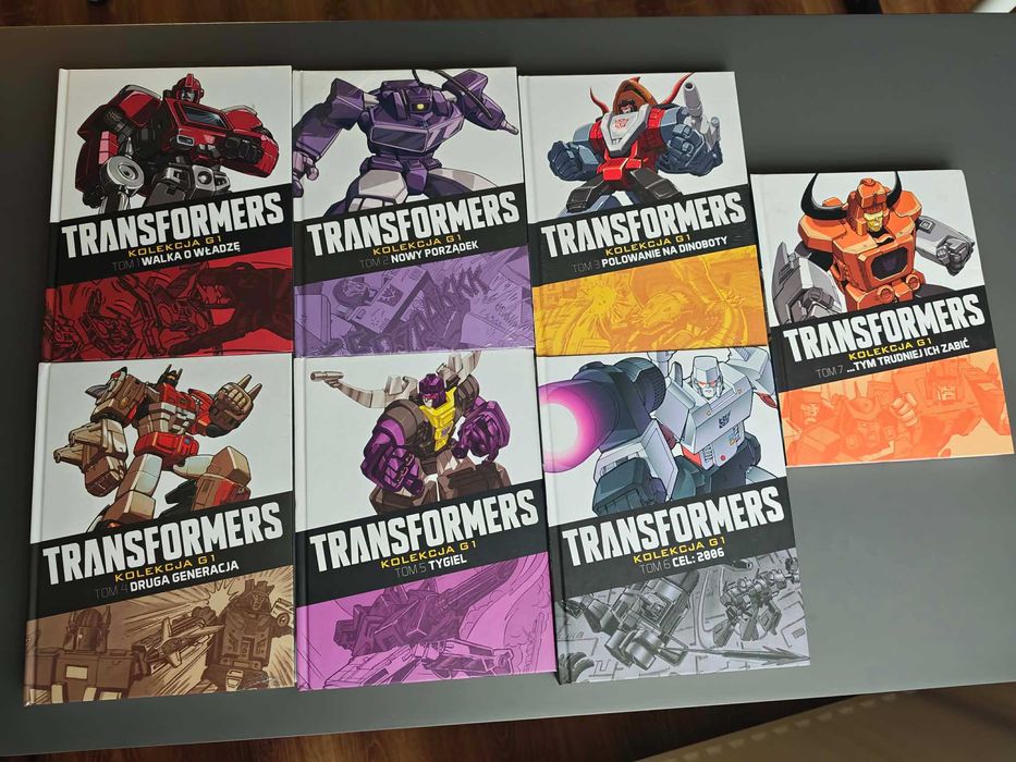 Komiksy Transformers Kolekcja G1 tomy 1-7