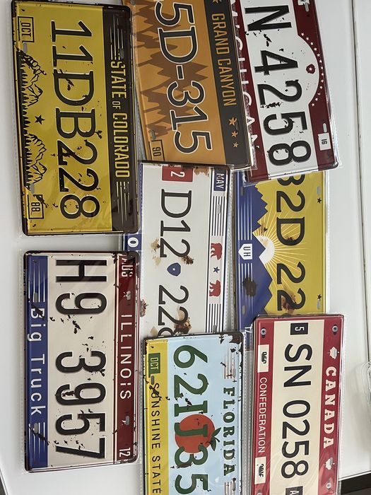 Декор номера Сша ( сувенір). Доставка.